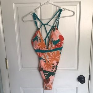 Cupshe Colorful Strappy Ladies One-Piece Swimsuit